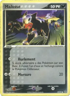 Malosse — carte 59 de l’extension EX Dragon