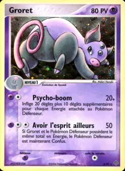 Groret — carte 6 de l’extension EX Dragon