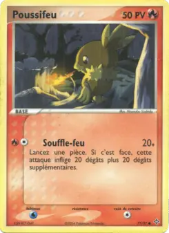 Poussifeu — carte 77 de l’extension EX Dragon