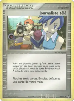 Journaliste télé — carte 88 de l’extension EX Dragon