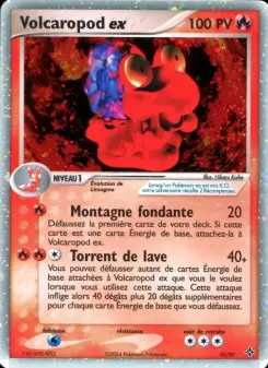 Volcaropod ex — carte 95 de l’extension EX Dragon