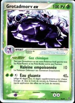 Grotadmorv ex — carte 96 de l’extension EX Dragon
