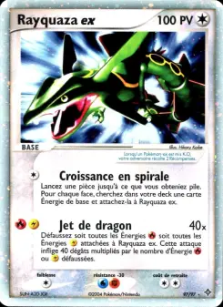 Rayquaza ex — carte 97 de l’extension EX Dragon