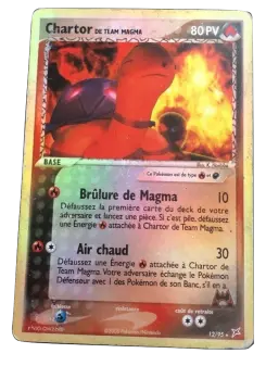 Chartor de Team Magma — carte 12 de l’extension EX Team Magma vs Team Aqua