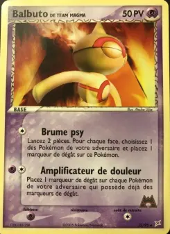 Balbuto de Team Magma — carte 32 de l’extension EX Team Magma vs Team Aqua