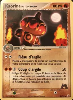Kaorine de Team Magma — carte 33 de l’extension EX Team Magma vs Team Aqua