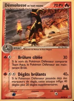 Démolosse de Team Magma — carte 34 de l’extension EX Team Magma vs Team Aqua