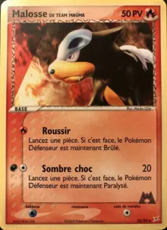 Malosse de Team Magma — carte 35 de l’extension EX Team Magma vs Team Aqua