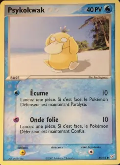 Psykokwak — carte 44 de l’extension EX Team Magma vs Team Aqua