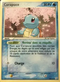 Carapuce — carte 46 de l’extension EX Team Magma vs Team Aqua
