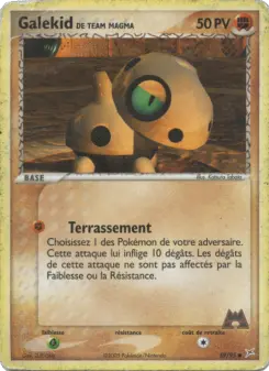 Galekid de Team Magma — carte 59 de l’extension EX Team Magma vs Team Aqua
