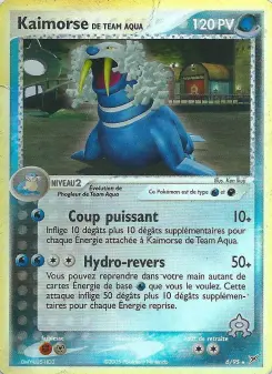 Kaimorse de Team Aqua — carte 6 de l’extension EX Team Magma vs Team Aqua