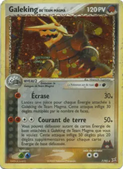 Galeking de Team Magma — carte 7 de l’extension EX Team Magma vs Team Aqua