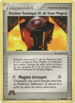 Machine Technique 01 de Team Magma — carte 84 de l’extension EX Team Magma vs Team Aqua