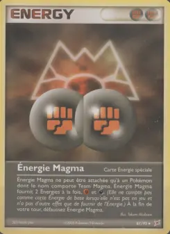 Énergie Magma — carte 87 de l’extension EX Team Magma vs Team Aqua