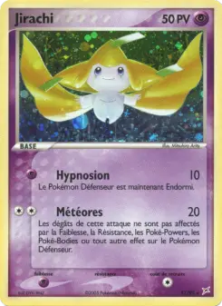 Jirachi — carte 97 de l’extension EX Team Magma vs Team Aqua