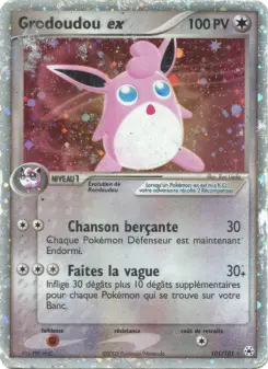 Grodoudou ex — carte 101 de l’extension EX Légendes Oubliées