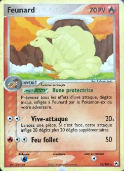 Feunard — carte 22 de l’extension EX Légendes Oubliées