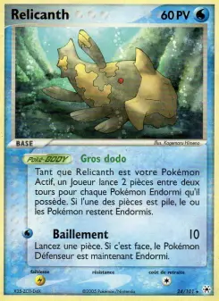 Relicanth — carte 24 de l’extension EX Légendes Oubliées