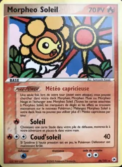 Morpheo Soleil — carte 26 de l’extension EX Légendes Oubliées