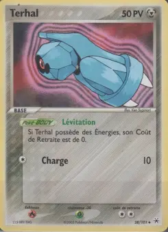 Terhal — carte 28 de l’extension EX Légendes Oubliées