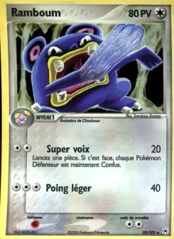 Ramboum — carte 39 de l’extension EX Légendes Oubliées