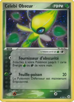 Celebi Obscur — carte 4 de l’extension EX Légendes Oubliées
