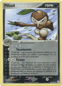 Pifeuil — carte 45 de l’extension EX Légendes Oubliées
