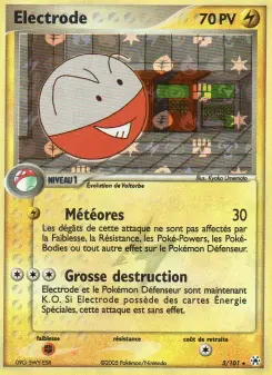 Electrode — carte 5 de l’extension EX Légendes Oubliées