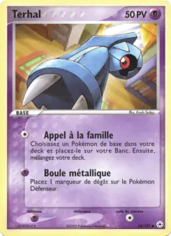 Terhal — carte 54 de l’extension EX Légendes Oubliées