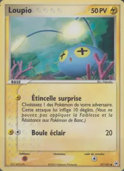 Loupio — carte 57 de l’extension EX Légendes Oubliées