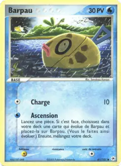 Barpau — carte 61 de l’extension EX Légendes Oubliées