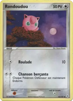 Rondoudou — carte 63 de l’extension EX Légendes Oubliées