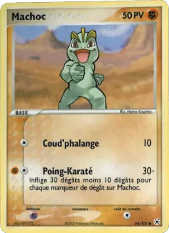 Machoc — carte 64 de l’extension EX Légendes Oubliées