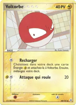 Voltorbe — carte 80 de l’extension EX Légendes Oubliées