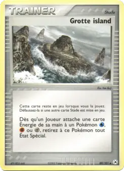 Grotte island — carte 89 de l’extension EX Légendes Oubliées