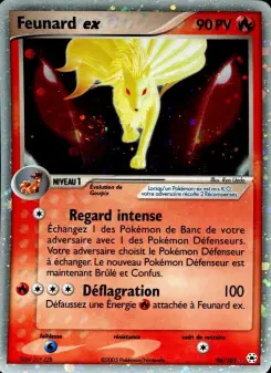 Feunard ex — carte 96 de l’extension EX Légendes Oubliées