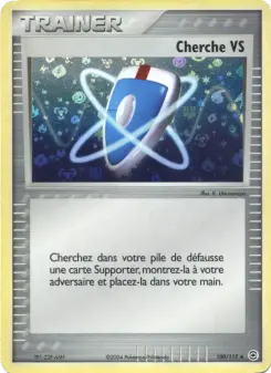 Cherche VS — carte 100 de l’extension EX Rouge Feu & Vert Feuille