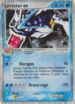 Léviator ex — carte 109 de l’extension EX Rouge Feu & Vert Feuille
