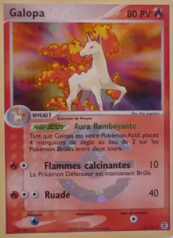 Galopa — carte 13 de l’extension EX Rouge Feu & Vert Feuille