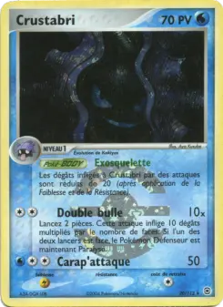 Crustabri — carte 20 de l’extension EX Rouge Feu & Vert Feuille