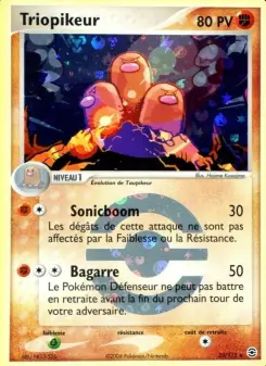 Triopikeur — carte 22 de l’extension EX Rouge Feu & Vert Feuille