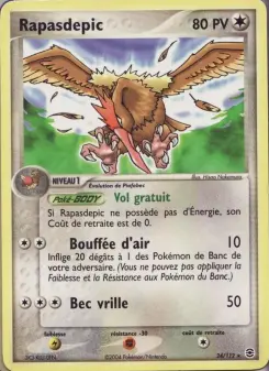 Rapasdepic — carte 24 de l’extension EX Rouge Feu & Vert Feuille