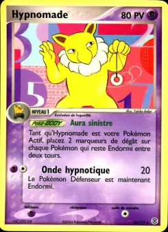 Hypnomade — carte 25 de l’extension EX Rouge Feu & Vert Feuille