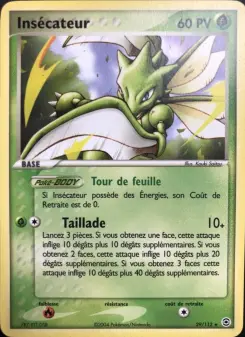 Insécateur — carte 29 de l’extension EX Rouge Feu & Vert Feuille