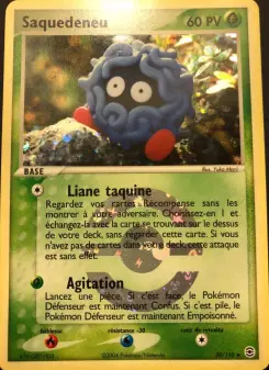 Saquedeneu — carte 30 de l’extension EX Rouge Feu & Vert Feuille
