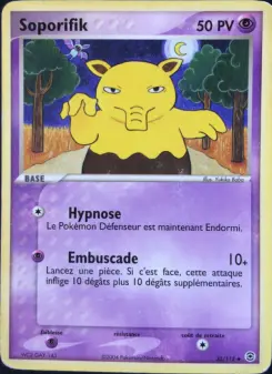 Soporifik — carte 32 de l’extension EX Rouge Feu & Vert Feuille