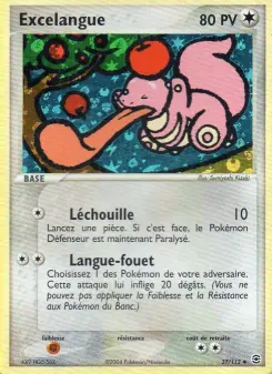 Excelangue — carte 37 de l’extension EX Rouge Feu & Vert Feuille