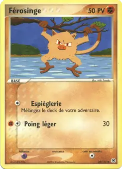 Férosinge — carte 38 de l’extension EX Rouge Feu & Vert Feuille