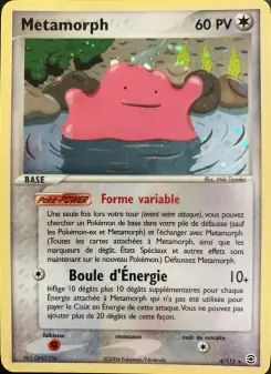 Metamorph — carte 4 de l’extension EX Rouge Feu & Vert Feuille